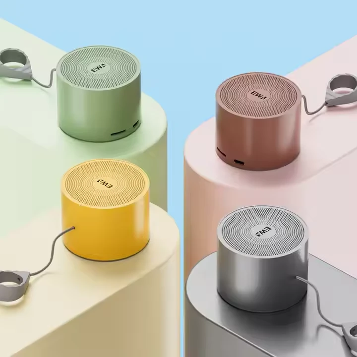 Portable Waterproof Bluetooth Speaker – 3W High-Power 360-Degree Surround Sound, Bluetooth 5.0, Built-in Mic & IPX5 Water-Resistant Design for Outdoor & Travel