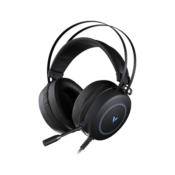 Rapoo VH160 Virtual 7.1 RGB Gaming Headset (Black) – Wired Over-Ear Headphone with Immersive Surround Sound, Noise Isolation, Comfortable Padding & Plug-and-Play Setup