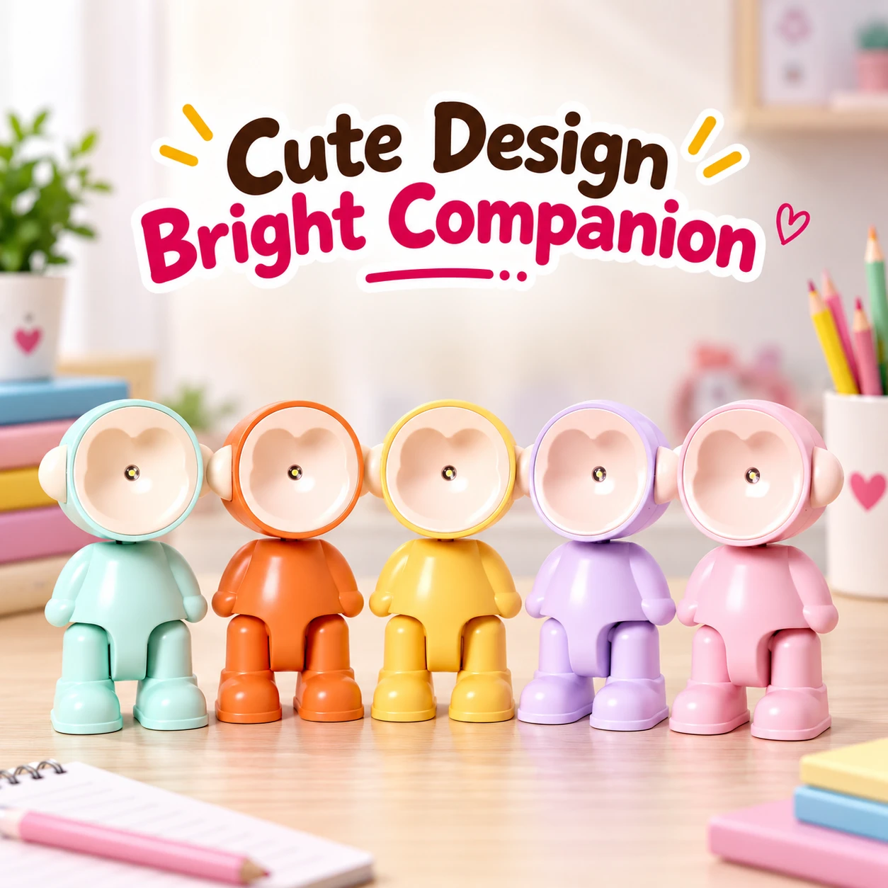 Mini Robot Nursery Night Light