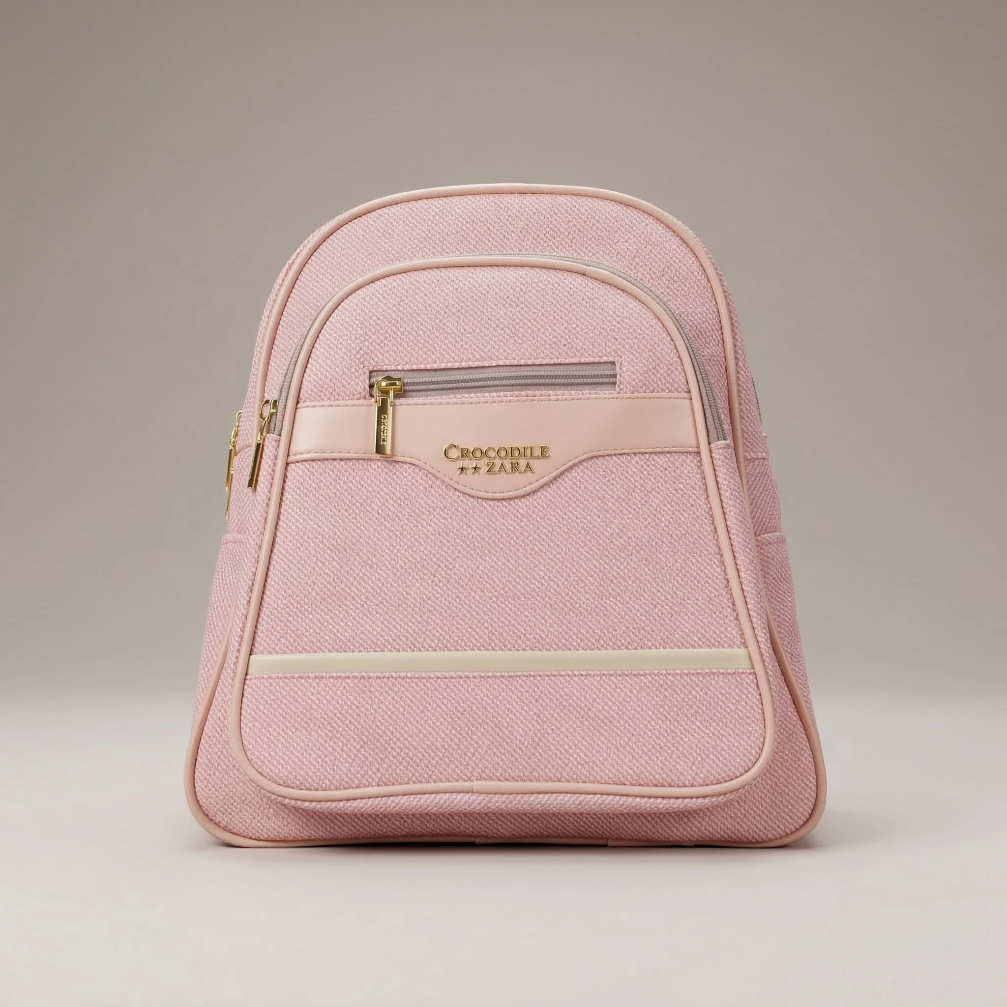 Premium Textured Synthetic Leather Backpack