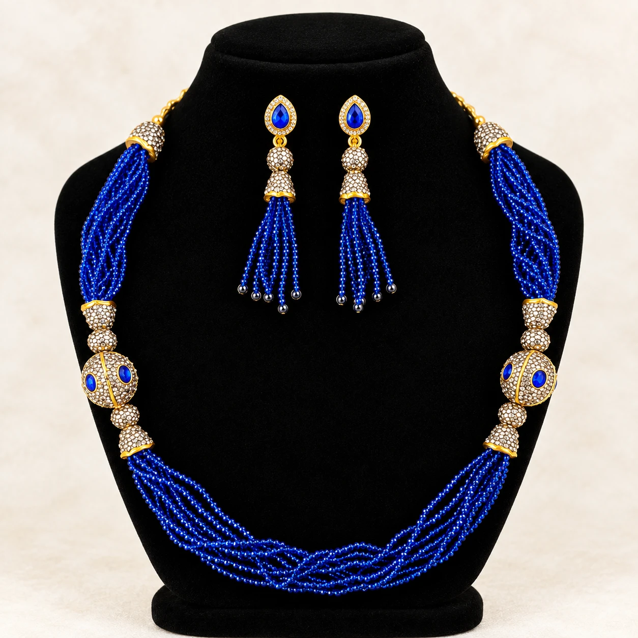 Premium Antique Turkish Ball Necklace Set