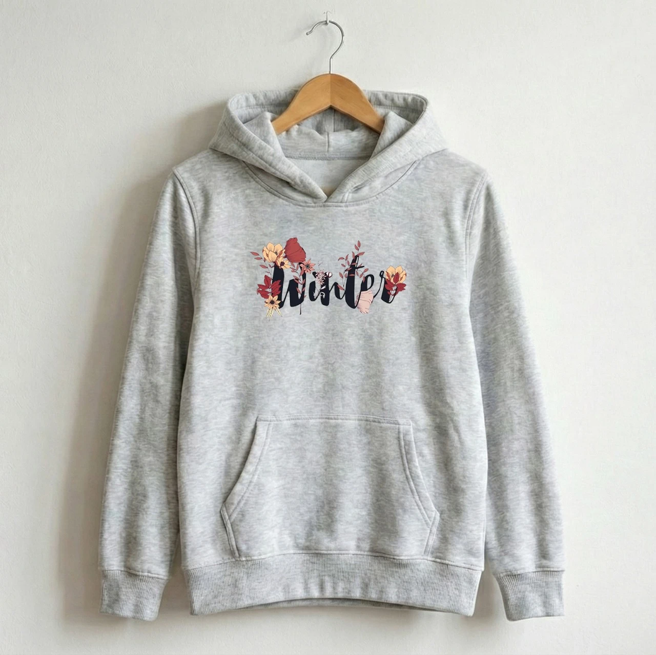 Premium Comfortable Printed Ladies Winter Hoodie