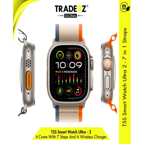T5S Ultra Smart Watch With 7 Different Straps