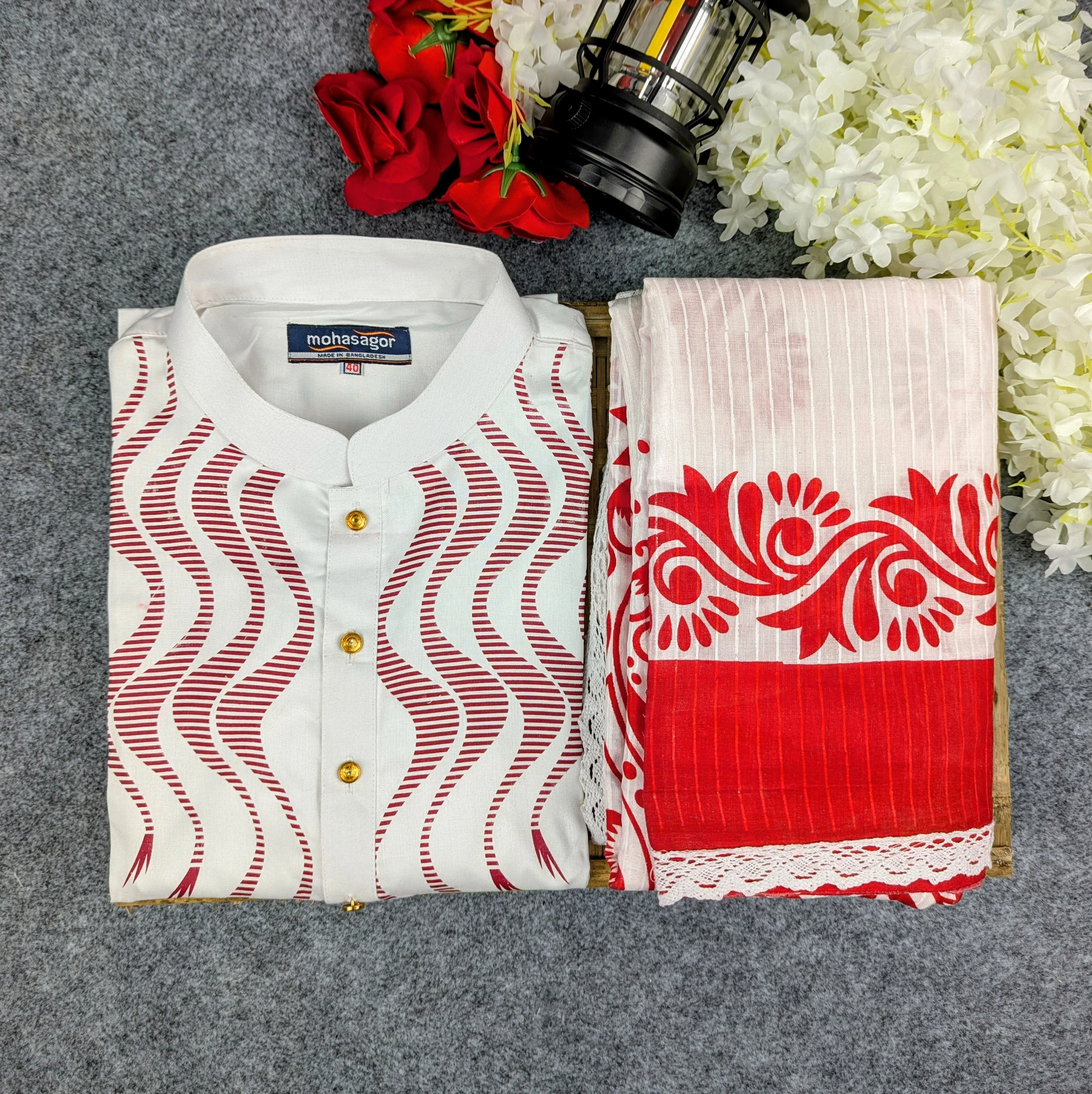 Festive Special Couple Set – Puja Edition