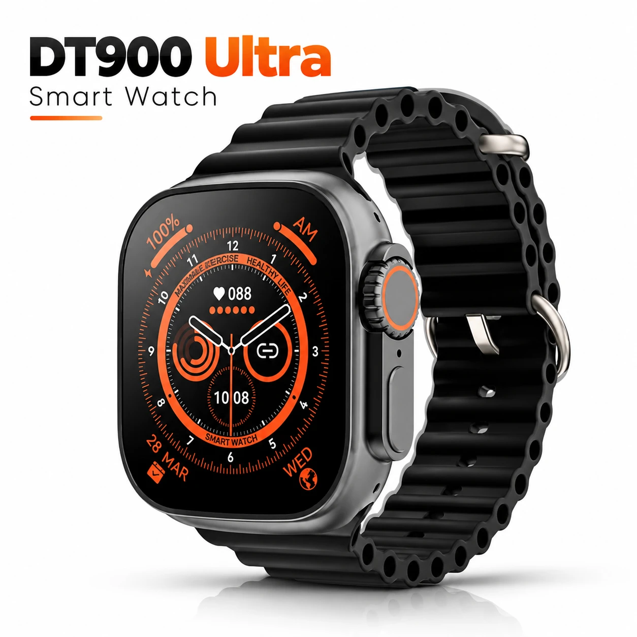 DT900 Ultra Smart Watch (Copy) - 1.92-Inch HD Display, Bluetooth Calling & Health Tracking