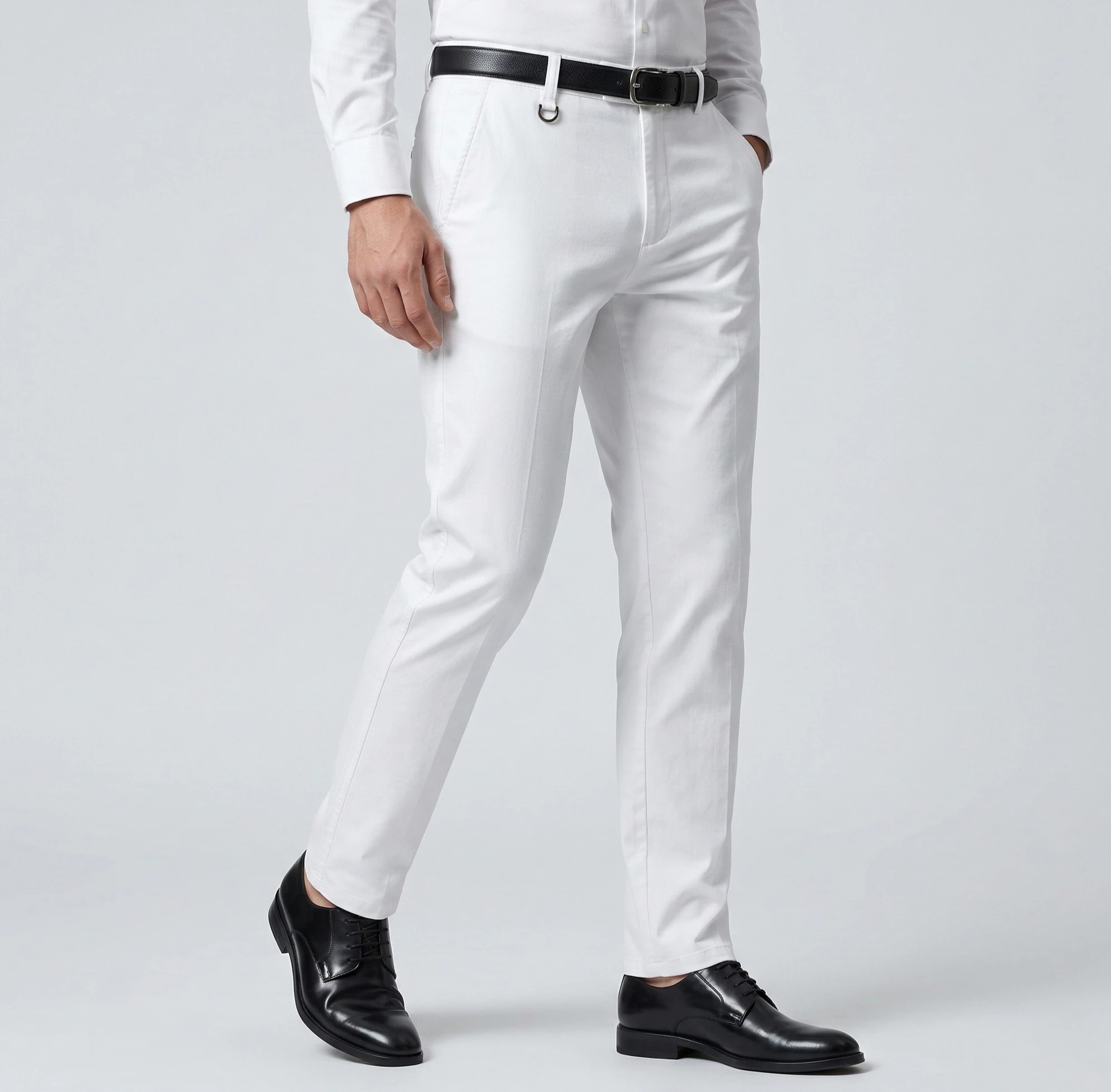 Premium Dubai Stig Pant (Formal / Casual) (White)