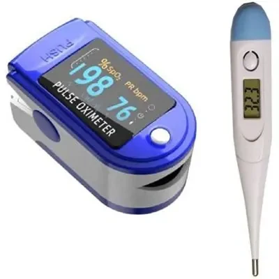 LK87 Fingertip Pulse Oximeter And thermometer Combo Offer