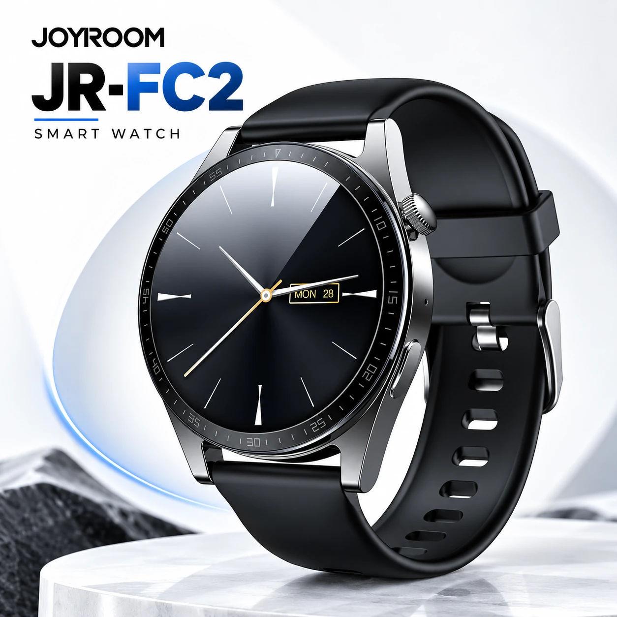 JOYROOM JR-FC2 Classic Series Smart Watch – 1.32" HD Screen, Bluetooth Calling & Health Tracker